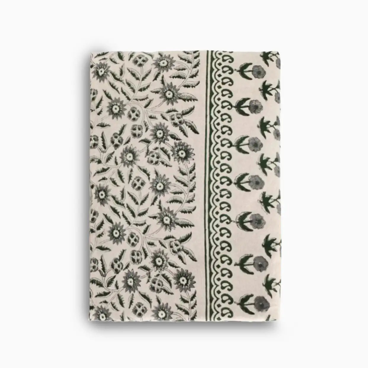 Eleanor Floral Block Print Tablecloth