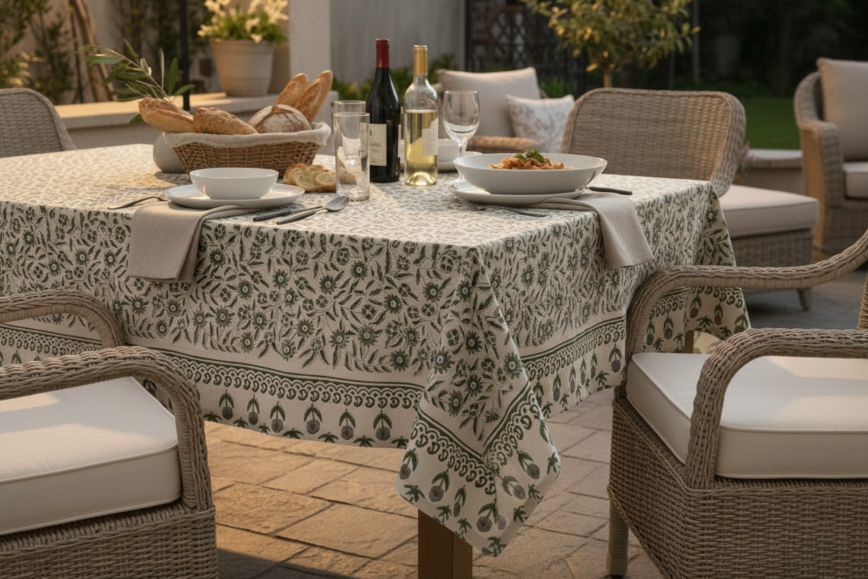 Eleanor Botanical Print Table Cloth