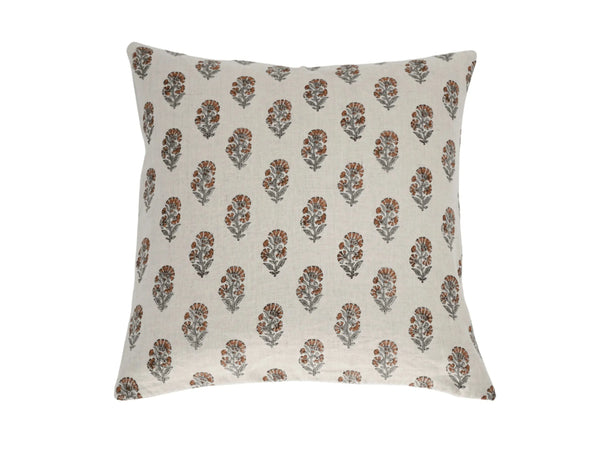 Edwin Block Print Pillow Cover