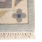 Camellia Hand-Knotted Wool Oushak Rug Hand-Knotted