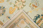 Celestia Hand-Knotted Wool Oushak Rug Hand-Knotted