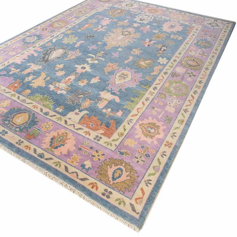 Florence Hand-Knotted Wool Oushak Rug Hand-Knotted