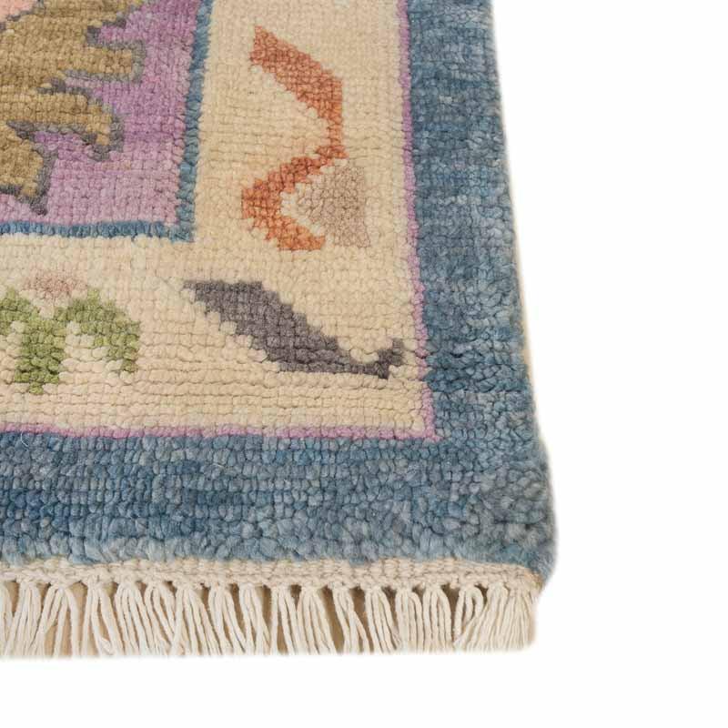 Florence Hand-Knotted Wool Oushak Rug Hand-Knotted
