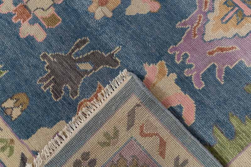 Florence Hand-Knotted Wool Oushak Rug Hand-Knotted