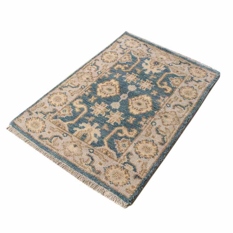 Sandora Hand-Knotted Wool Oushak Rug Hand-Knotted