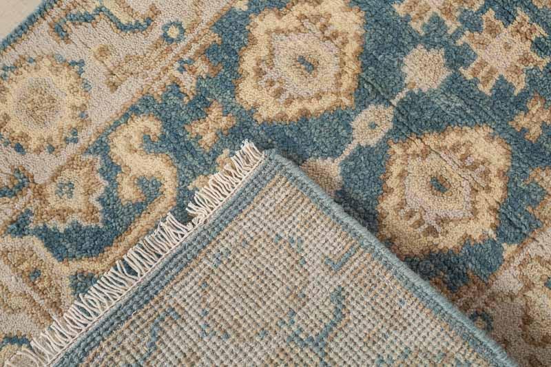 Sandora Hand-Knotted Wool Oushak Rug Hand-Knotted