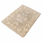Celandine Hand-Knotted Wool Oushak Rug Hand-Knotted