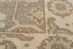 Celandine Hand-Knotted Wool Oushak Rug Hand-Knotted