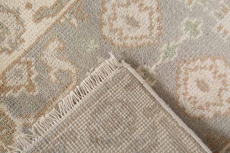 Celandine Hand-Knotted Wool Oushak Rug Hand-Knotted