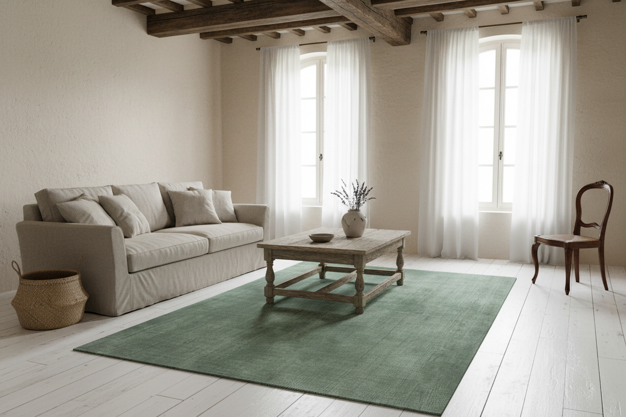 Solid green color swatch