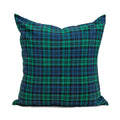 Winter Green Plaid Pillow Cover