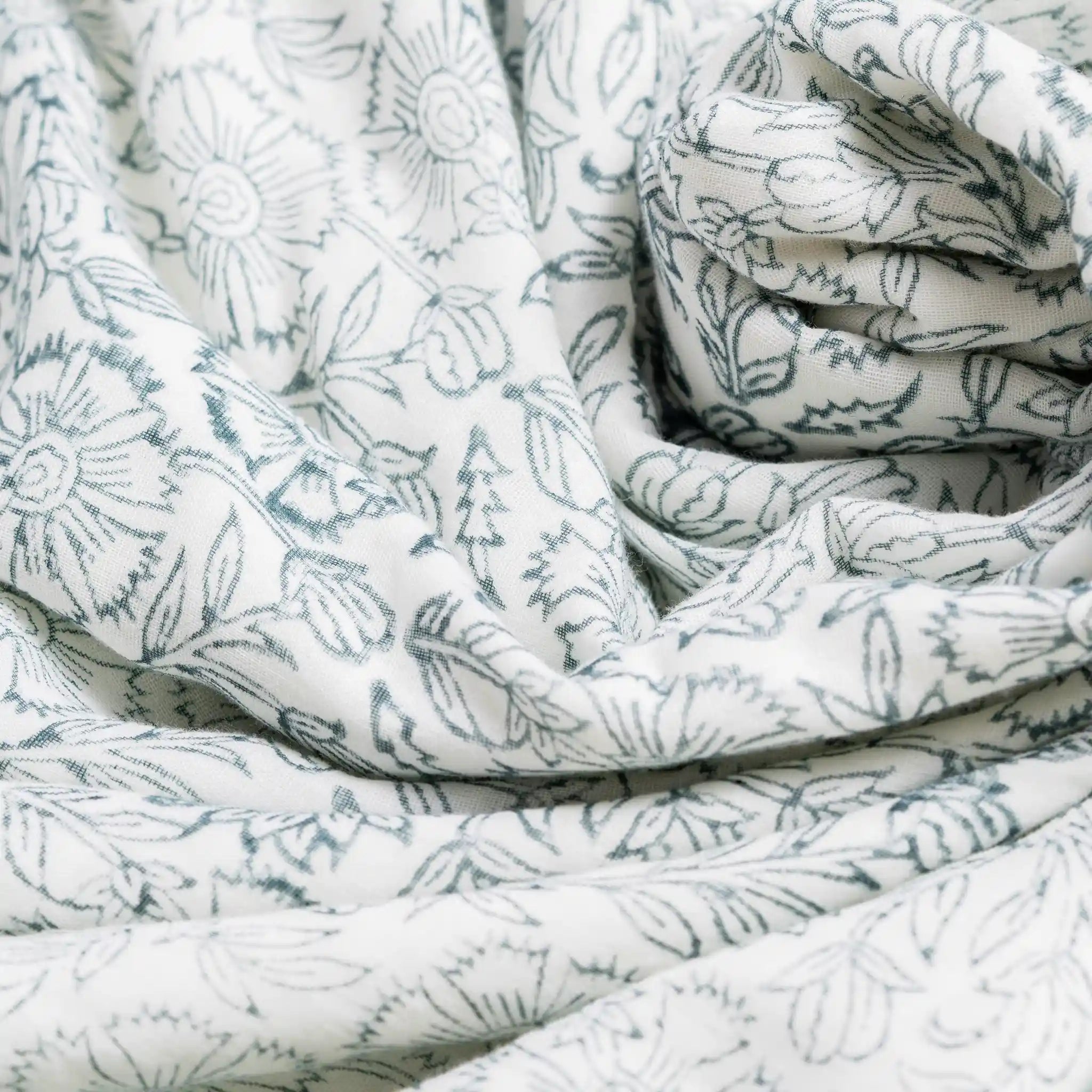 Veronica Block Print Cotton Duvet Cover Set