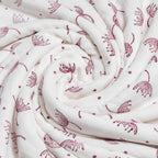 Dandellions Block Print Cotton Duvet Cover Set