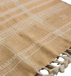 Handwoven Vintage Bhujodi Bed Throw - Rustic - 40 X 90