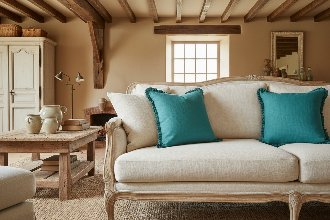 Ellington Linen Transformative Teal Pillow Cover Pillow Covers