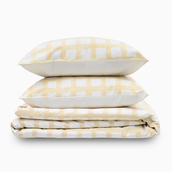 Checkered Bedsheet Set