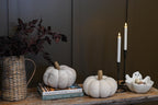 Cream Velvet Pumpkin Home Decor