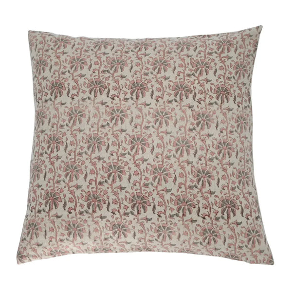 Birdy Block Print Pillow Cover
