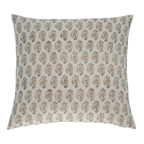 Kit Block Print Pillow Cover