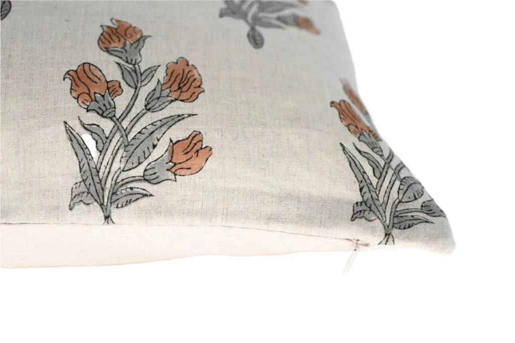 Wesley Ditsy Prints Oat Pillow Cover Pillow Covers