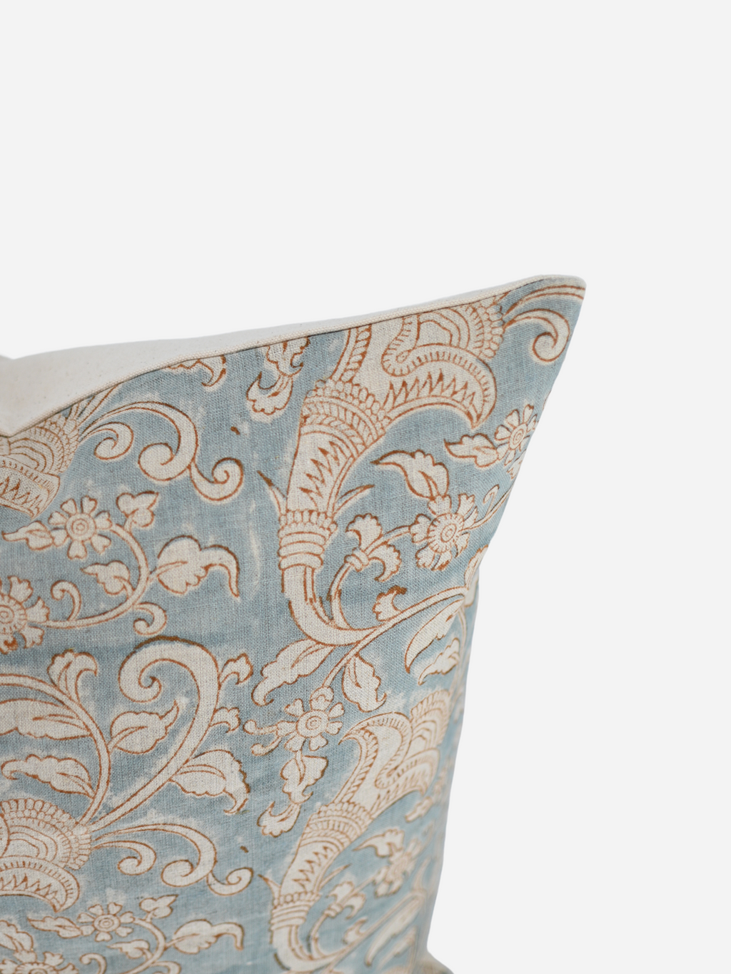 Eulalia Botanical Print Dusty Blue Pillow Cover Pillow Covers