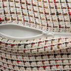 Channel Tweed Off White Pillow Cover