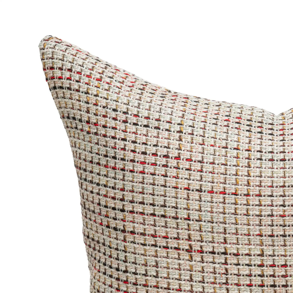 Channel Tweed Off White Pillow Cover