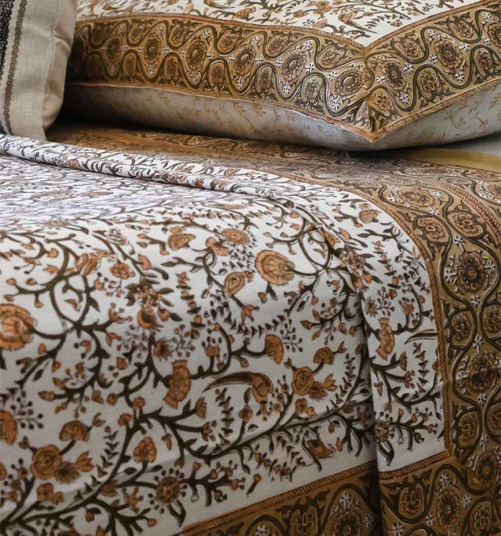 Vintage Bloom Bed Sheet Set Bedsheet