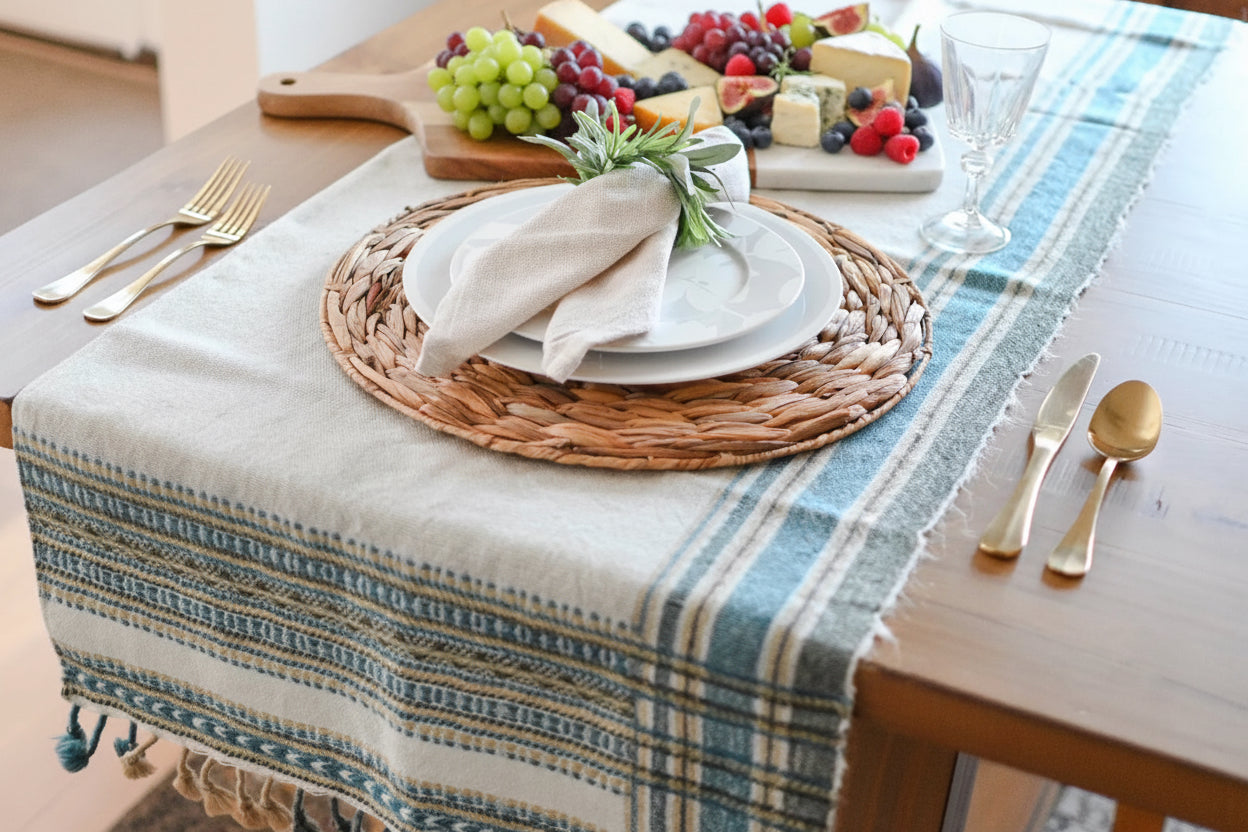 Bhujodi Table Runner - Multicolor - Maple Village Lane