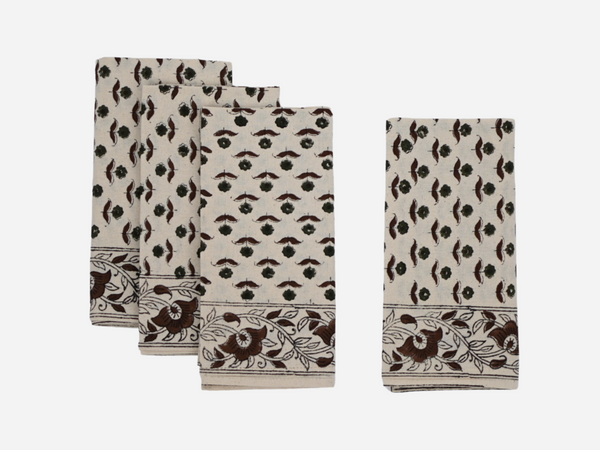 Idalia Block Print Cloth Napkins