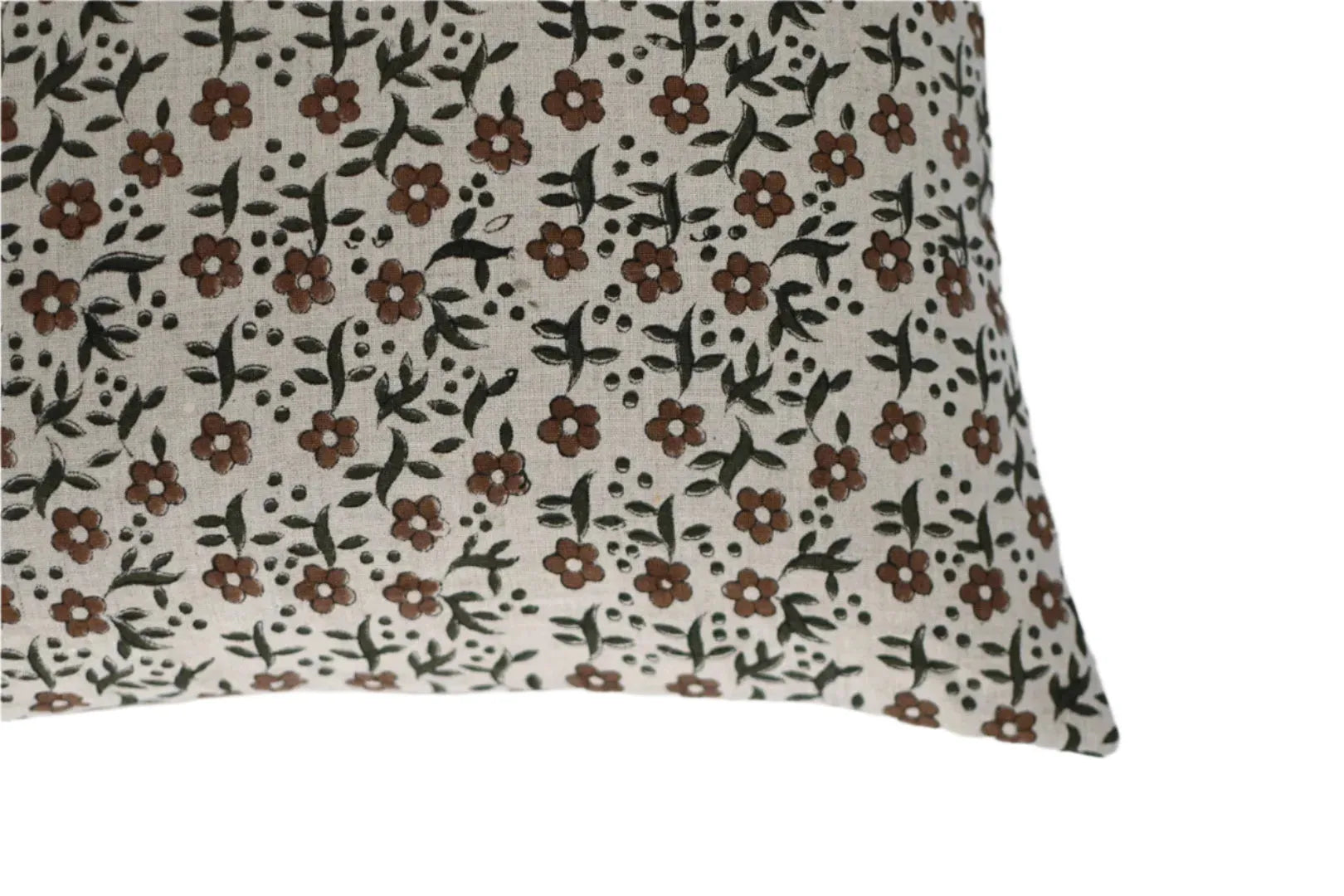 Waldron Ditsy Prints Natural Linen Pillow Cover Pillow Covers