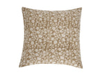 Samuel Botanical Print Deep Camel Pillow Cover 26" x 26" Double Sided Pillow Covers