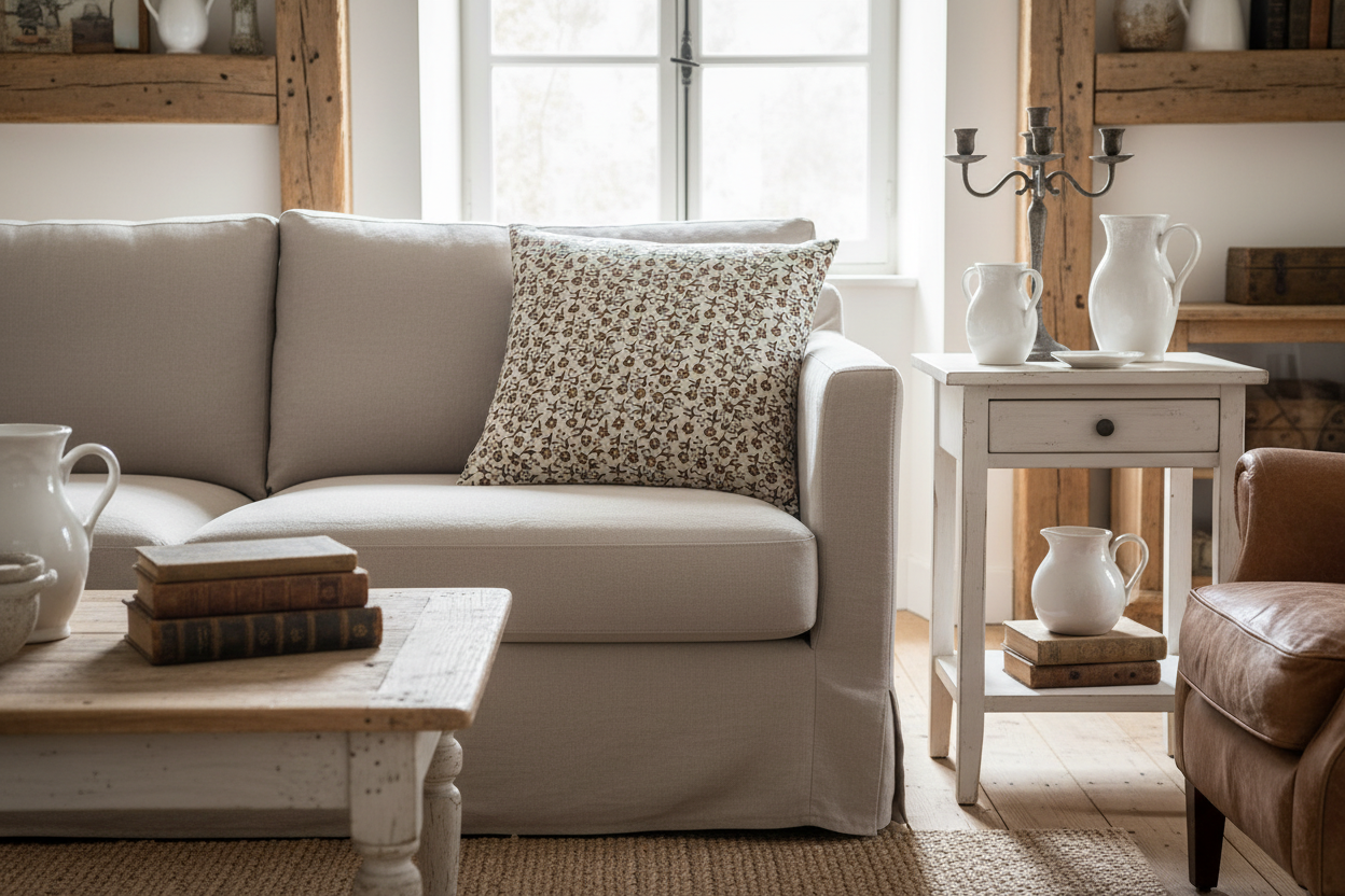 Waldron Ditsy Prints Natural Linen Pillow Cover Pillow Covers