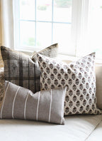 Sebastian Ditsy Prints Natural Linen Pillow Cover Pillow Covers