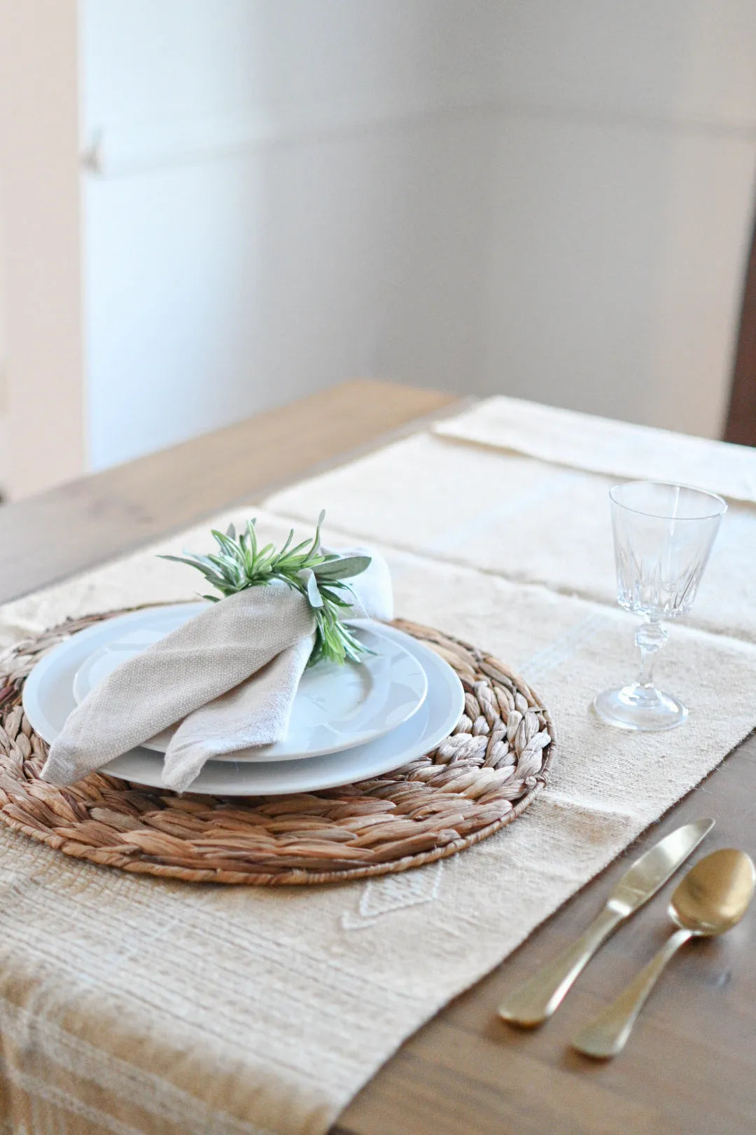 Bhujodi Table Runner - Yellow - Maple Village Lane