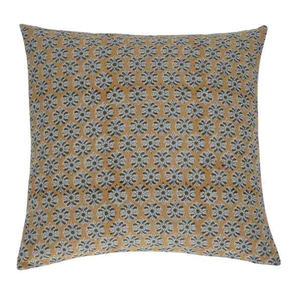 Elia Block Print Pillow Cover