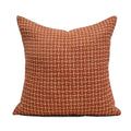 Channel Tweed Rust Pillow Cover