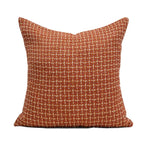 Channel Tweed Rust Pillow Cover