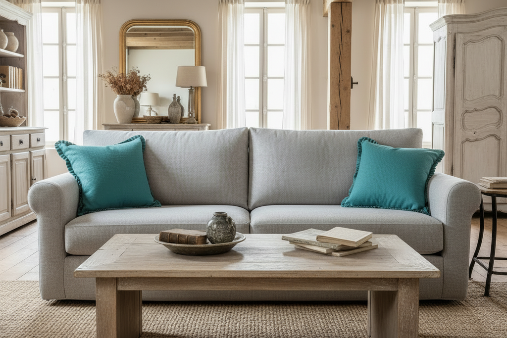 Isolde Linen Deep Teal Pillow Cover Pillow Covers