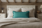 Isolde Linen Deep Teal Pillow Cover Pillow Covers