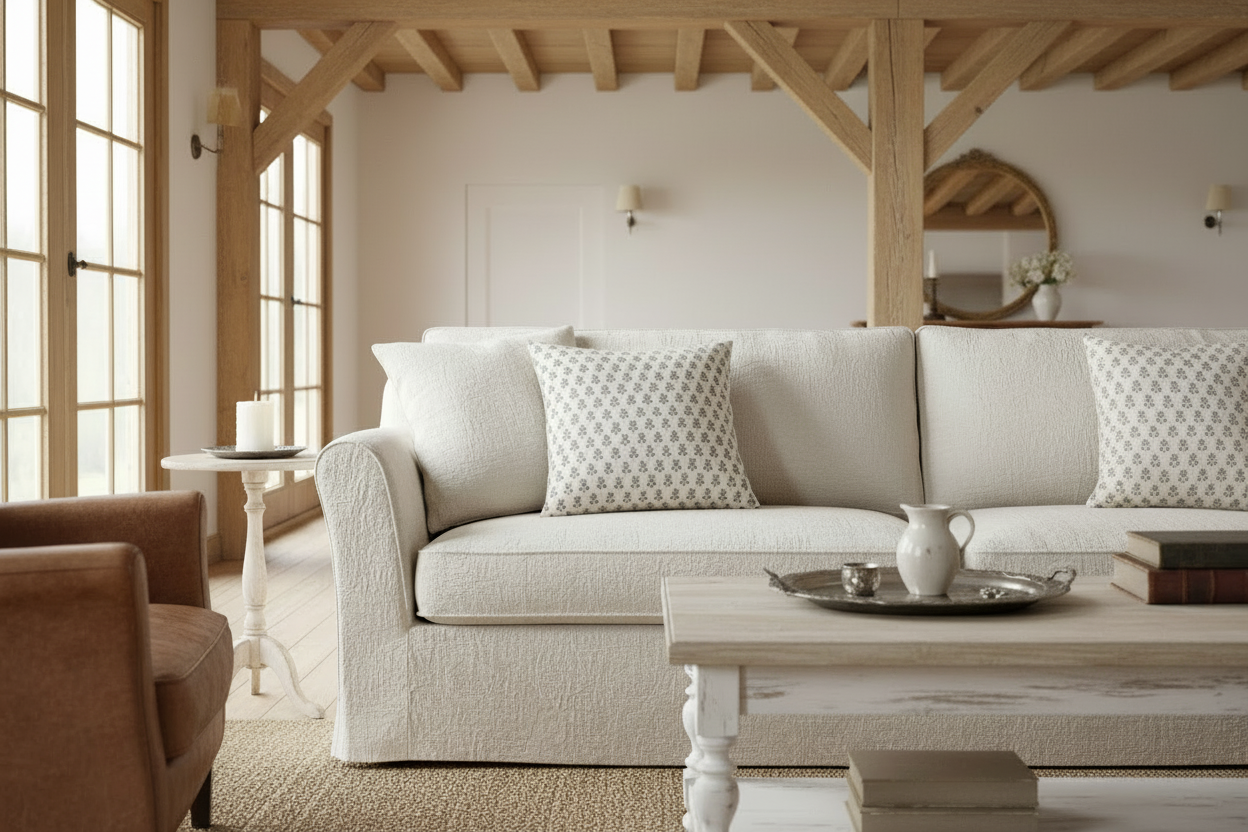 Mary Ditsy Prints Cornforth White Pillow Cover Pillow Covers