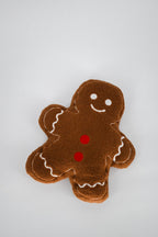 Sherpa Gingerbread Man Pillow Home Decor