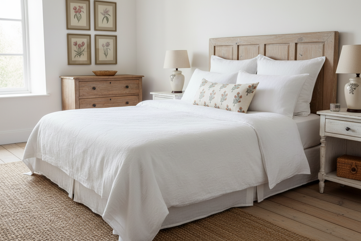 Wesley Ditsy Prints Oat Pillow Cover Pillow Covers