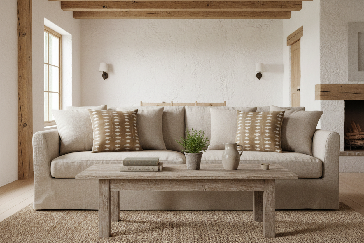 Walton Geometric Deep Camel Pillow Cover Pillow Covers