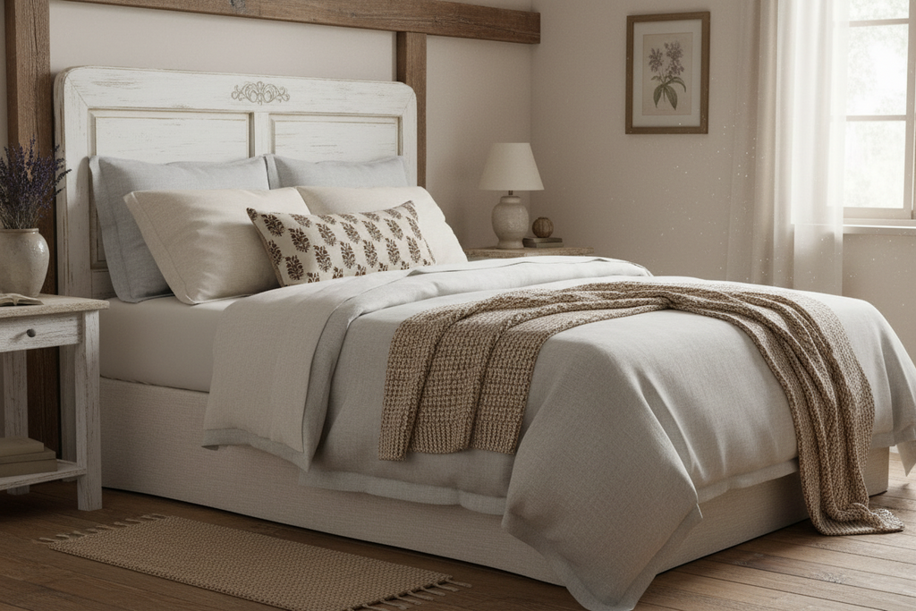 Bernadette Ditsy Prints Oat Pillow Cover Pillow Covers