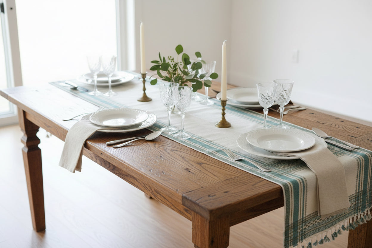 Bhujodi Table Runner - Multicolor - Maple Village Lane