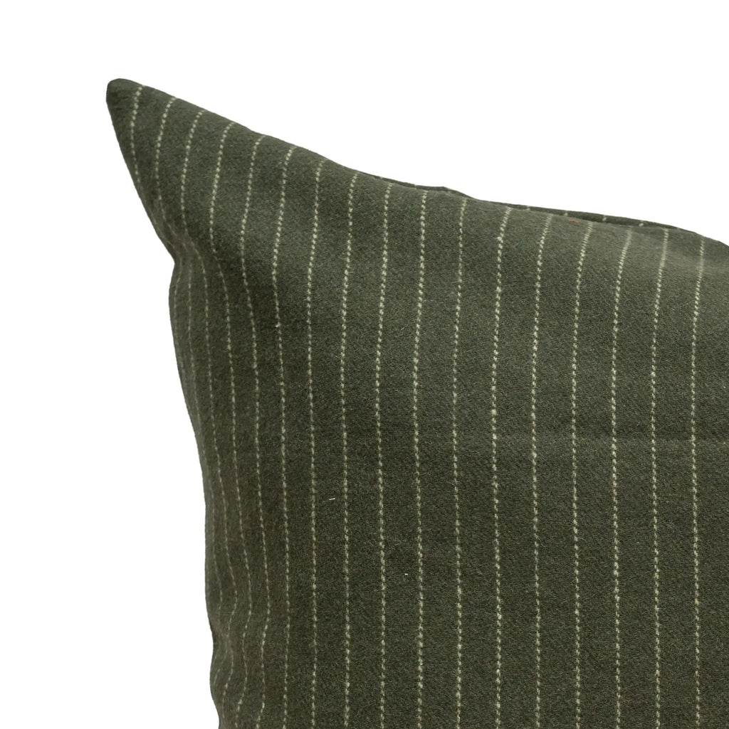 Forest Pinstripe Pillow Cover