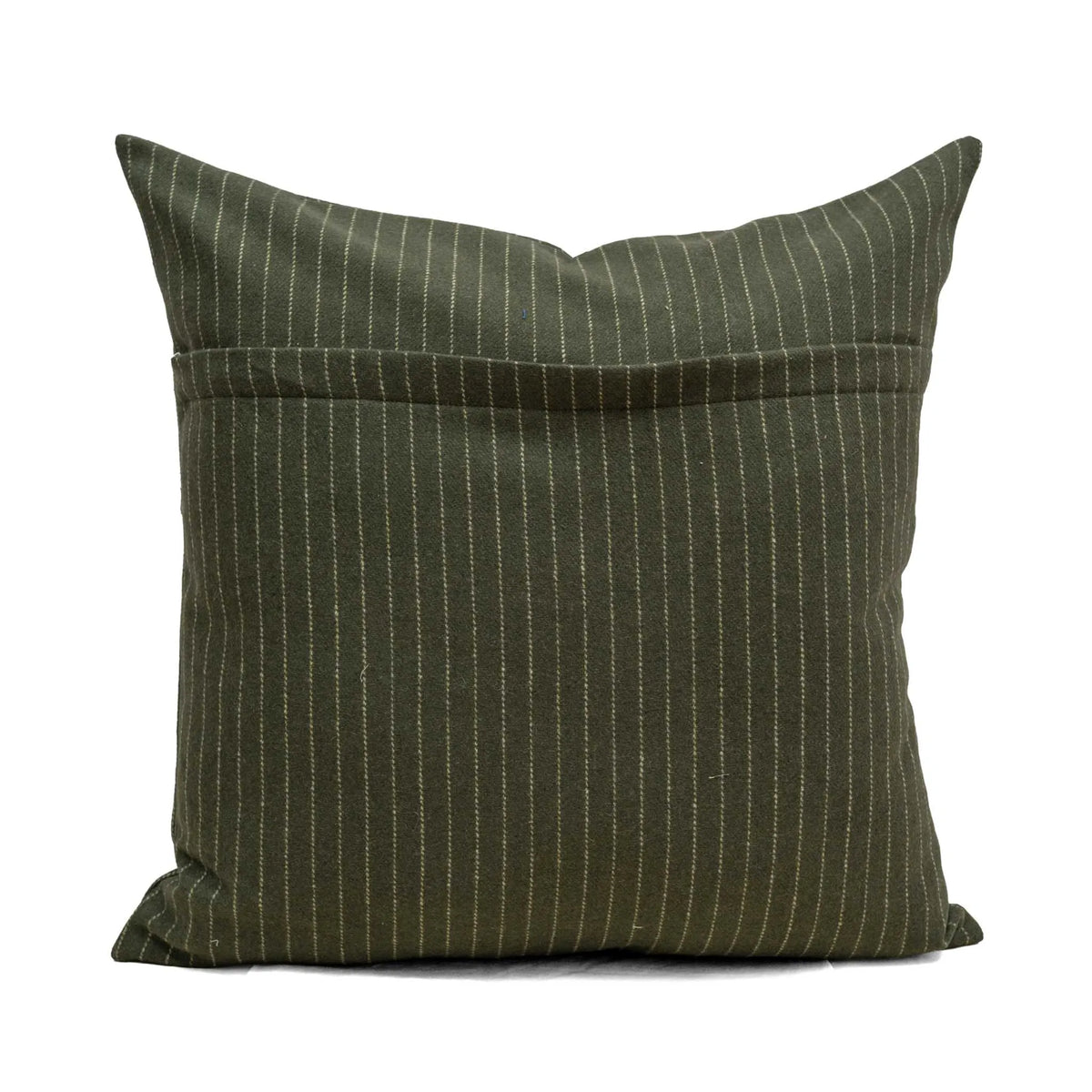 Forest Pinstripe Pillow Cover
