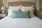 Montgomery Linen Misty Green Pillow Cover