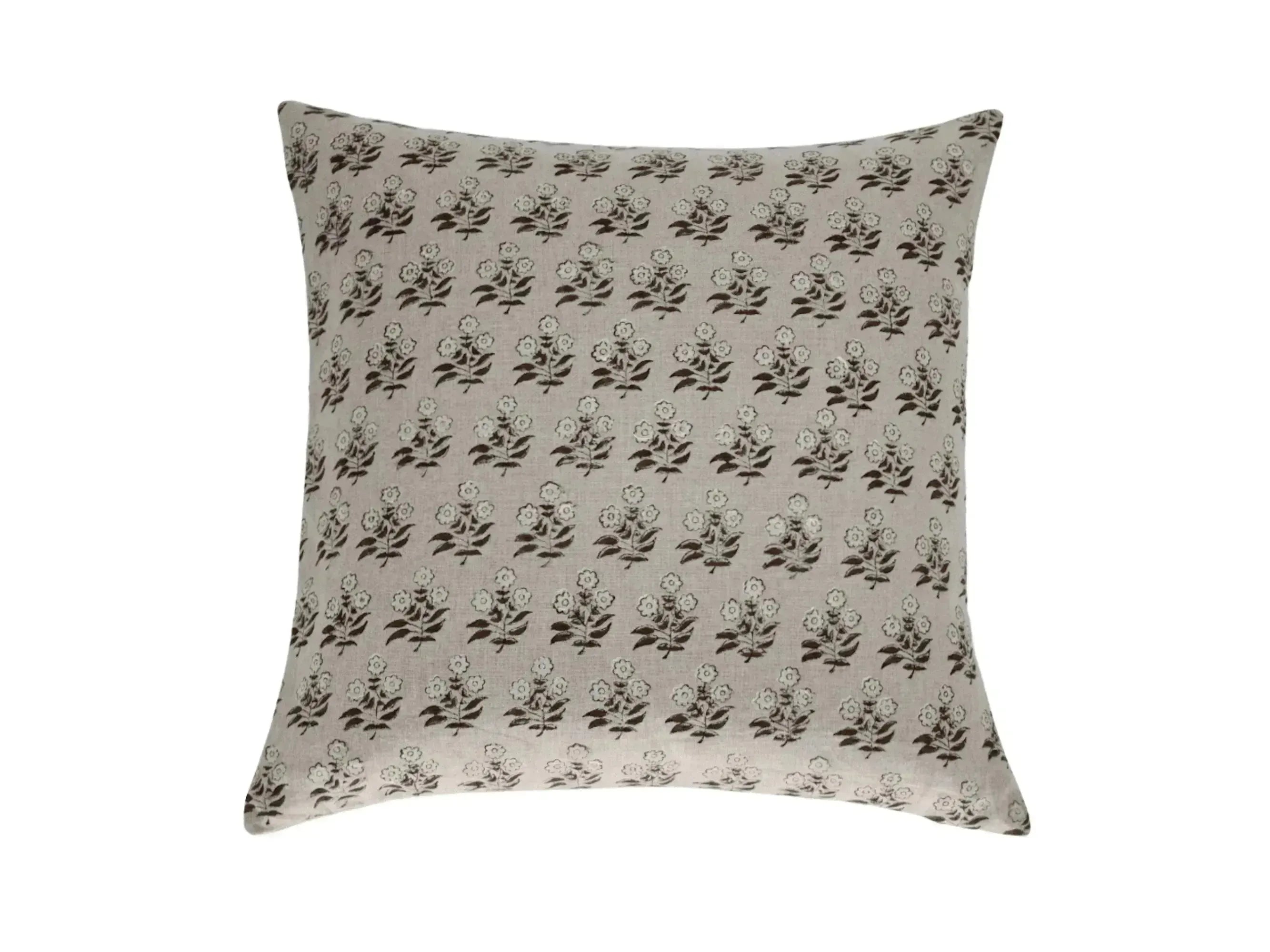 Penny Ditsy Prints Cornforth White Pillow Cover 26" x 26" Double Sided Pillow Covers